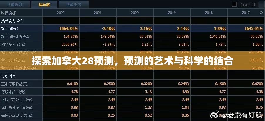 探索加拿大28预测，预测的艺术与科学的结合