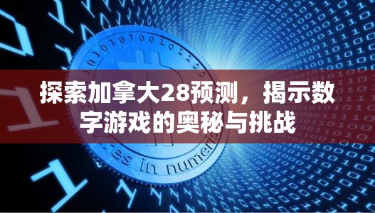 探索加拿大28预测，揭示数字游戏的奥秘与挑战