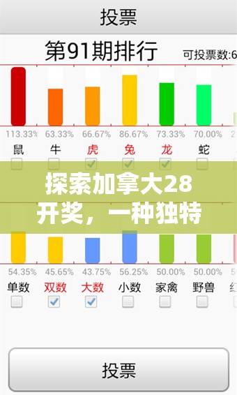 探索加拿大28开奖，一种独特的彩票魅力