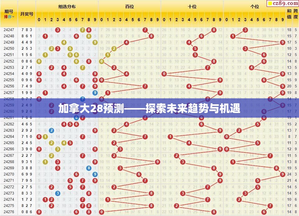 加拿大28预测——探索未来趋势与机遇