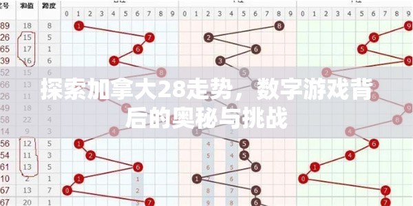 探索加拿大28走势，数字游戏背后的奥秘与挑战