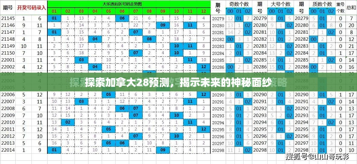 探索加拿大28预测，揭示未来的神秘面纱