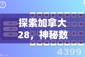 探索加拿大28，神秘数字背后的故事